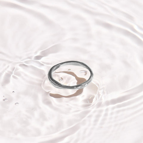 Smooth Wave Band Ring