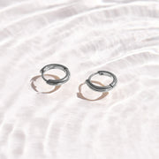 Smooth Curve Hoop Earrings