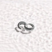 Teardrop Small Curve Hoop Earrings