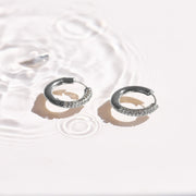 Crystal Pave Statement Hoops