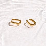 Slim Block Hoops