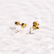 Crystal Heart Stud Earrings