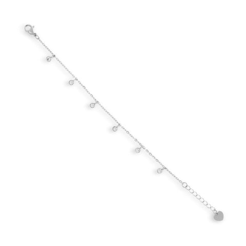 Dainty Crystal Drop Bracelet - EVRYJEWELS
