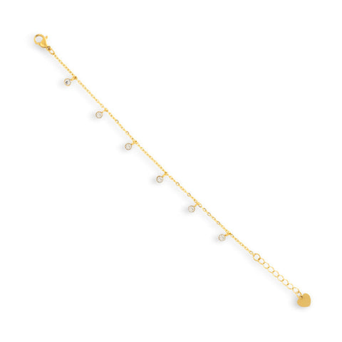 Dainty Crystal Drop Bracelet - EVRYJEWELS