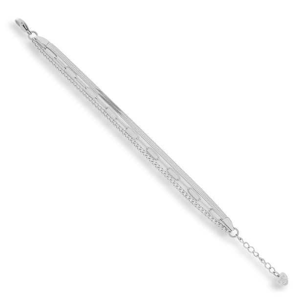 Triple Chain Mixed Link Bracelet - EVRYJEWELS