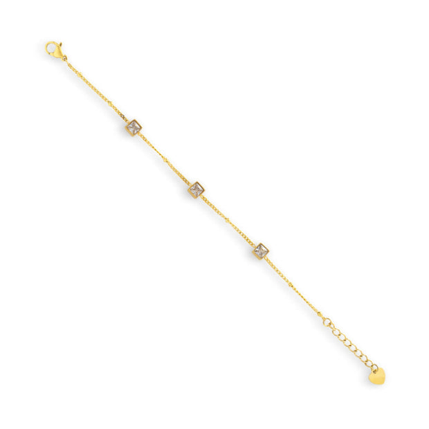 Princess Crystal Station Bracelet - EVRYJEWELS