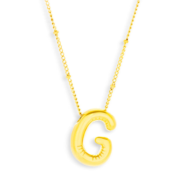 Bold Letter Initial Necklace - EVRYJEWELS