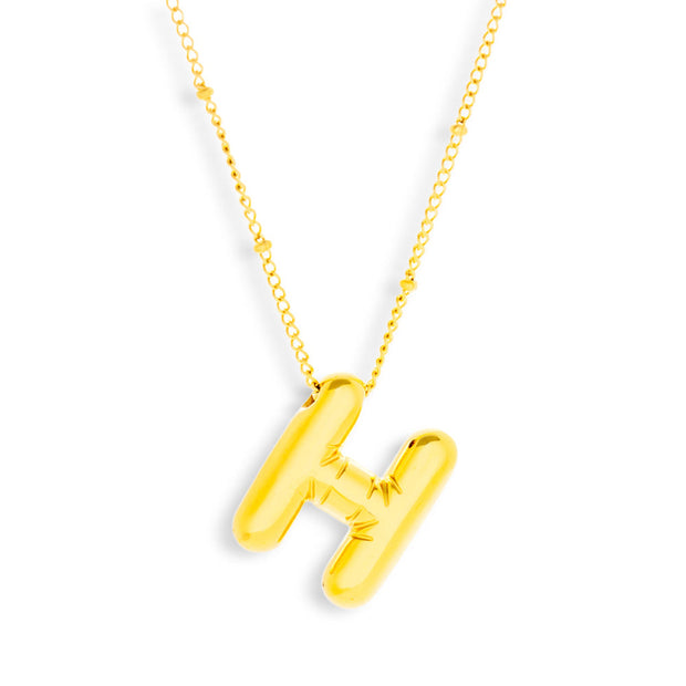 Bold Letter Initial Necklace - EVRYJEWELS