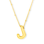 Bold Letter Initial Necklace - EVRYJEWELS