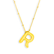 Bold Letter Initial Necklace - EVRYJEWELS