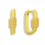 Carabiner Earrings - EVRYJEWELS