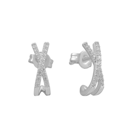 Crossover Earrings - EVRYJEWELS
