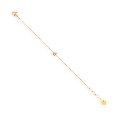 Initial Crystal Bracelet