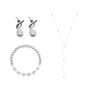 Eternal Pearl Jewelry Set Bundle - EVRYJEWELS