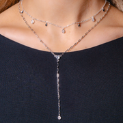 Heart of Stone Lariat Necklace