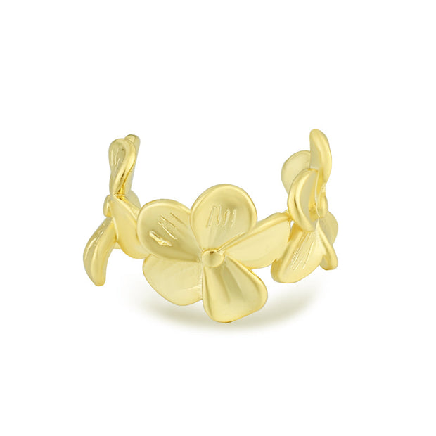 Hibiscus Ear Cuff - EVRYJEWELS