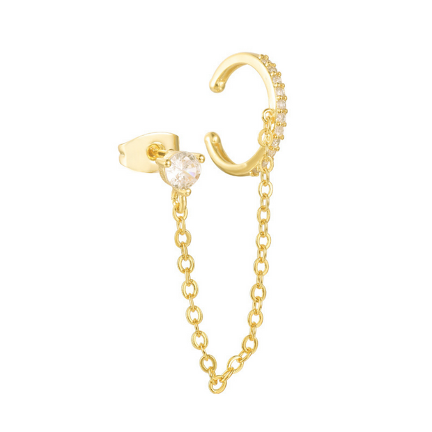 Hooked On You Earring/Earcuff - EVRYJEWELS