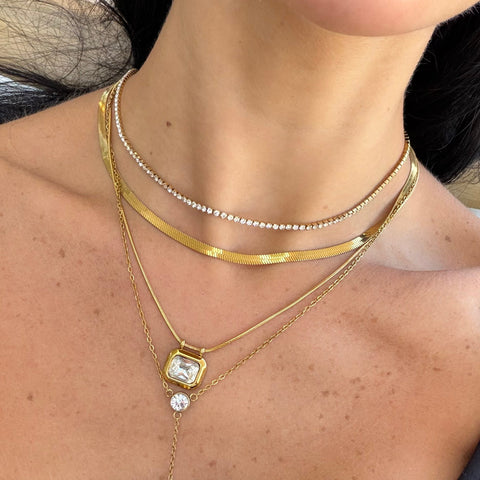 Nena Tennis Necklace