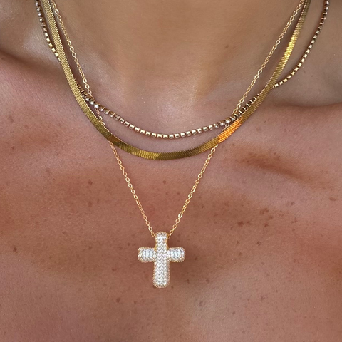 Forever Blessed Cross Necklace