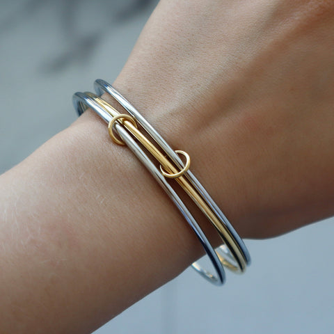 Link Me Later Bangle - EVRYJEWELS