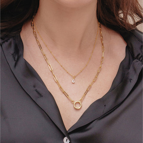 Linked Together Charm Necklace