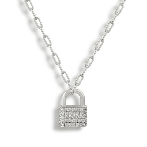Lock Me Up Necklace - EVRYJEWELS