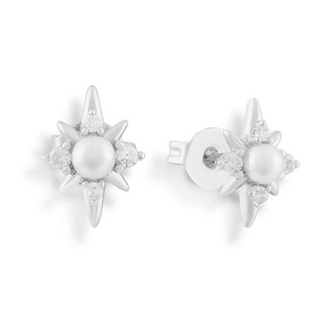 Midnight Pearl Earrings - EVRYJEWELS