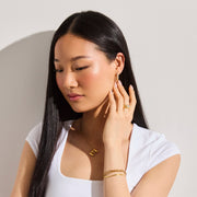 Starburst Initial Necklace