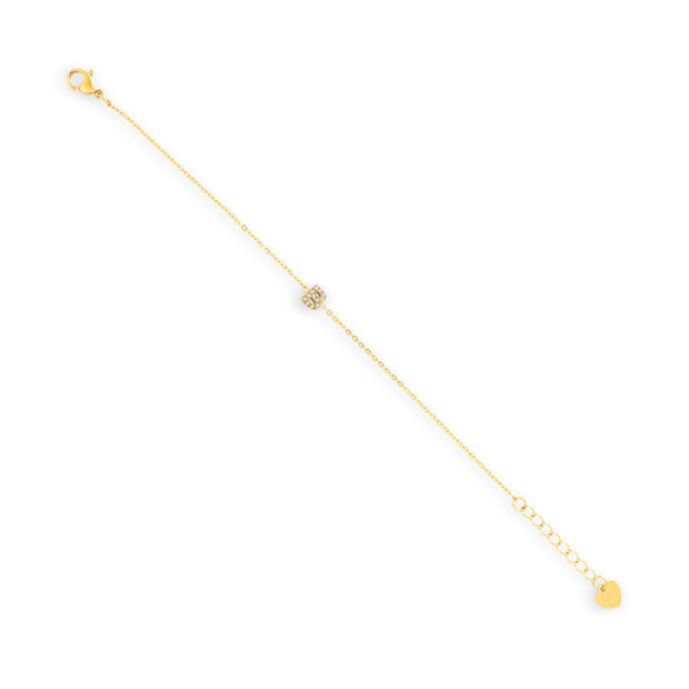 Initial Crystal Bracelet