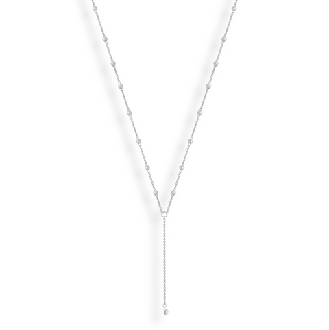 Sweet Pearl Lariat Necklace - EVRYJEWELS