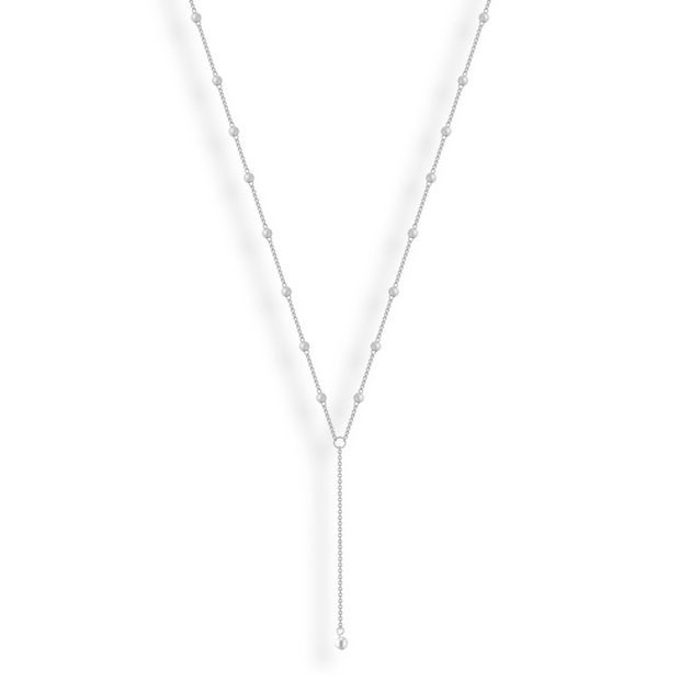 Sweet Pearl Lariat Necklace - EVRYJEWELS