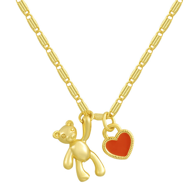 Bear Hug Necklace - EVRYJEWELS