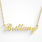 Custom/Personalized Nameplate Necklace - EVRYJEWELS