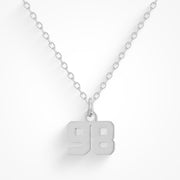 Custom/Personalized Number Pendant Necklace - EVRYJEWELS