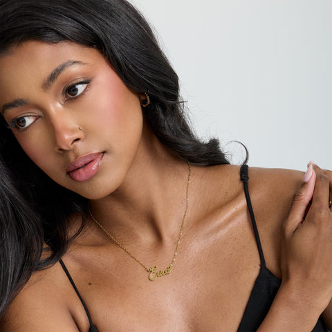 Custom/Personalized Nameplate Cable Necklace