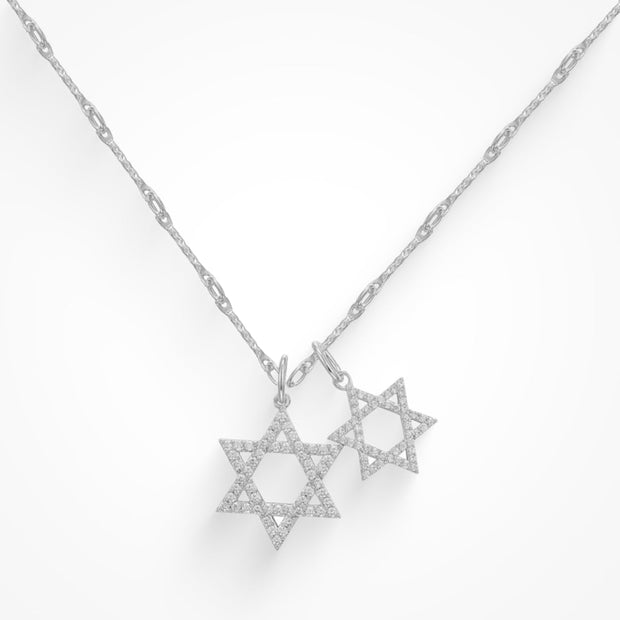 Double Star Necklace - EVRYJEWELS