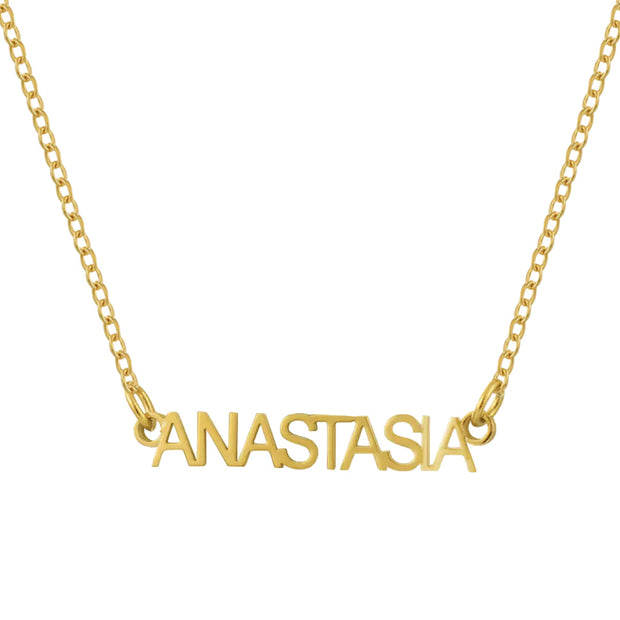 Custom/Personalized Nameplate Cable Necklace - EVRYJEWELS